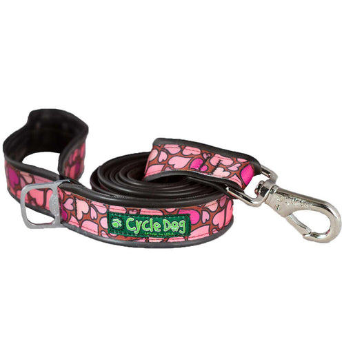Eco-Dog Lead, Pink Hearts