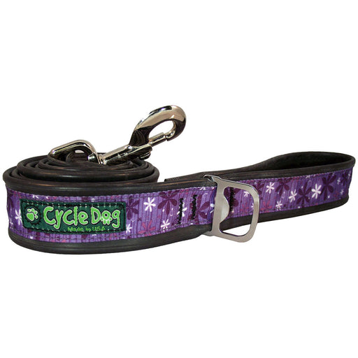 Eco-Dog Lead, Purple Retro Flowers