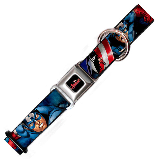 Captain America Dog Collar