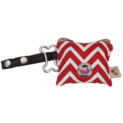 P.U.P Bag (Poo Bags dispenser), ZigZag Red