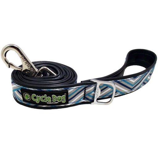 Eco-Dog Lead, Teal-Grey Diagonal