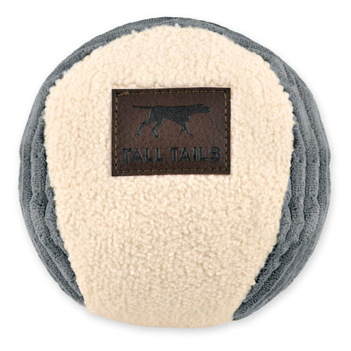Ball with Squeaker, Charcoal and Cream