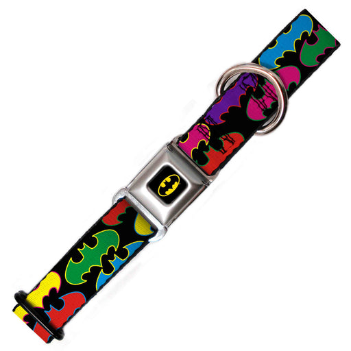Colourful Batman Dog Collar