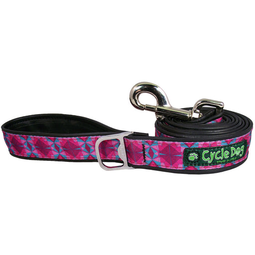 Eco-Dog Lead, Fuchsia/Teal Kaleidoscope