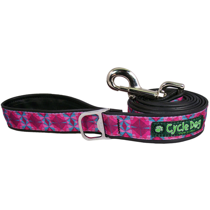Eco-Dog Lead, Fuchsia/Teal Kaleidoscope