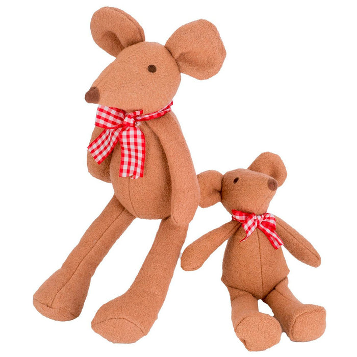 Woolie Country Mouse (With Squeaker)