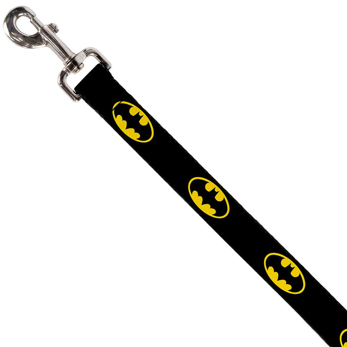 Batman Shield Dog Lead, Black and Yellow