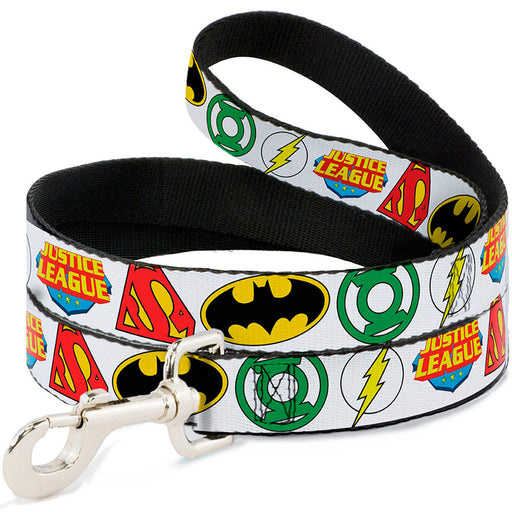 Justice League Dog Lead, White