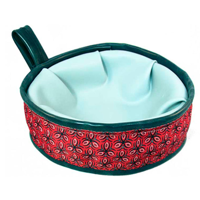 Eco-Dog Trail Buddy Bowl, Red Tri Style